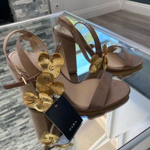 Brand new ZARA sandals, size 9